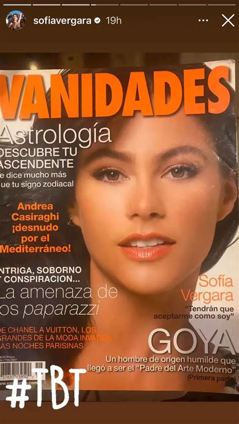 Sofía Vergara y sus impactantes fotos de revista en su juventud